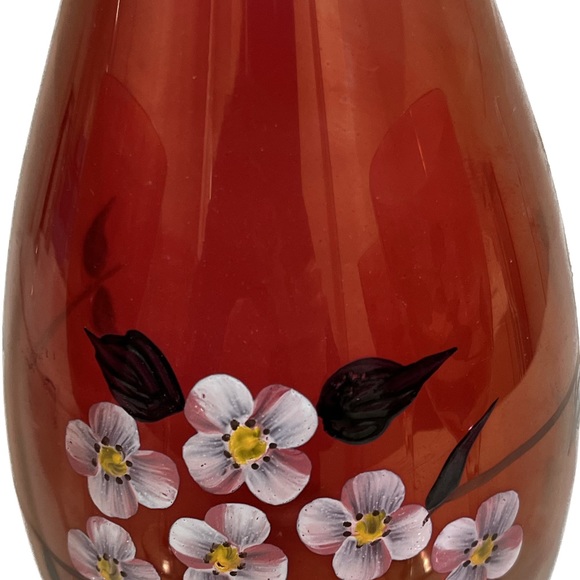 Hand Painted Wine Decanter - Picture 2 of 3